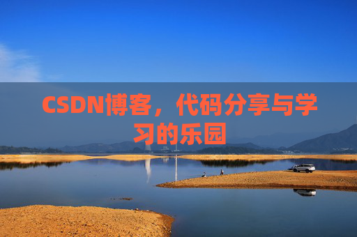 CSDN博客,代码分享与学习的乐园